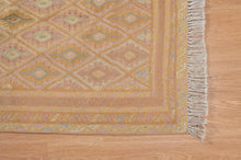 Load image into Gallery viewer, Pastel Diamond Weave Silk Kilim