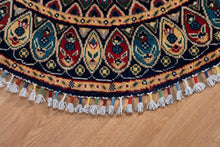 Load image into Gallery viewer, Afghan Chobi Round Medallion Rug