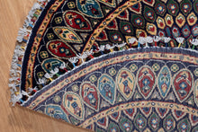 Load image into Gallery viewer, Afghan Chobi Round Medallion Rug