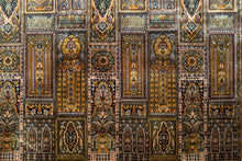 Load image into Gallery viewer, Imperial Arches – Kashmir Silk Rug by Ghulam Mohiudin Kumar