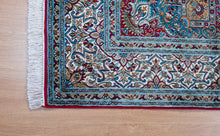 Load image into Gallery viewer, Mughal Garden Kashmiri Silk Rug
