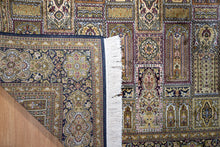Load image into Gallery viewer, Royal Panel Kashmiri Silk Carpet