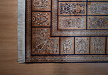 Load image into Gallery viewer, Kashmiri Silk on Silk Garden Rug