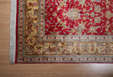 Load image into Gallery viewer, Shah Abbasi Red Kashmir Silk Rug