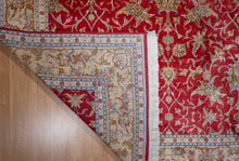 Load image into Gallery viewer, Shah Abbasi Red Kashmir Silk Rug