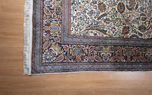 Load image into Gallery viewer, Ivory Garden Kashmiri Pure Silk Rug