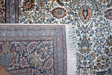 Load image into Gallery viewer, Ivory Garden Kashmiri Pure Silk Rug