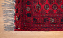 Load image into Gallery viewer, Fine Knot Old Afghan Turkman Rug