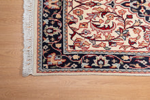 Load image into Gallery viewer, Ivory Indo Kashan Floral Runner