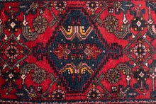 Load image into Gallery viewer, Antique Red Persian Hamadan Rug