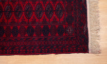 Load image into Gallery viewer, High Knot Old Afghan Turkman Rug