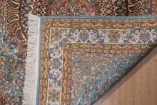 Load image into Gallery viewer, Imperial Blue Medallion Silk Runner