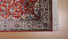 Load image into Gallery viewer, Crimson Blossom Kashmiri Silk Runner