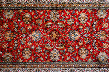 Load image into Gallery viewer, Royal Red Kashmiri Silk Runner Rug