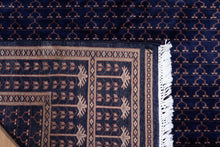 Load image into Gallery viewer, Indo Kashan Deep Indigo Wool Rug