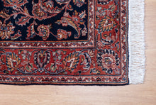 Load image into Gallery viewer, Midnight Bloom Vintage Kashan Rug