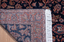 Load image into Gallery viewer, Midnight Bloom Vintage Kashan Rug