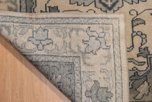 Load image into Gallery viewer, Monochrome Floral Indo Kashan Rug