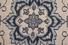 Load image into Gallery viewer, Elegant Blue Medallion Kashan Rug