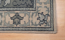 Load image into Gallery viewer, Elegant Blue Medallion Kashan Rug