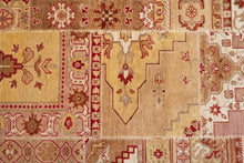 Load image into Gallery viewer, Patchwork Wool Rug – Handmade Traditional Carpet from India