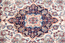 Load image into Gallery viewer, Ivory Indo Kashan Medallion Rug