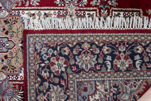 Load image into Gallery viewer, Crimson Indo Kashan Wool Medallion