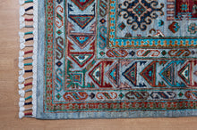 Load image into Gallery viewer, Sky Blue Zeigler Afghan Masterpiece