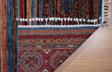 Load image into Gallery viewer, Tribal Stripe Zeigler Afghan Rug
