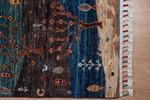 Load image into Gallery viewer, Zeigler Afghan Landscape Wool Rug