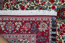 Load image into Gallery viewer, Ivory Floral Persian Qum Rug