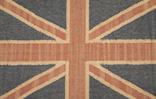 Load image into Gallery viewer, Union Jack Handwoven Jute Dhurrie