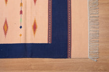 Load image into Gallery viewer, Handwoven Arrow Motif Cotton Dhurrie