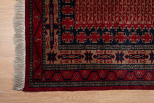 Load image into Gallery viewer, Heritage Red Indo Afghan Wool Rug