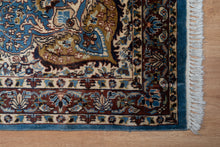 Load image into Gallery viewer, Regal Blue Medallion Indian Rug