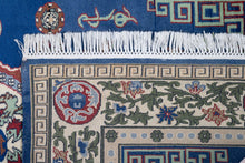 Load image into Gallery viewer, Imperial Blue Indo Kashan Rug