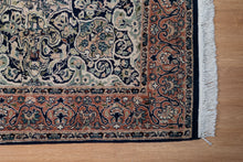Load image into Gallery viewer, Pastel Medallion Vintage Kashmiri Rug