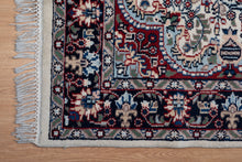 Load image into Gallery viewer, Ivory Red Indo Kashan Wool Rug