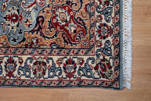 Load image into Gallery viewer, Sky Blue Floral Indian Wool Rug