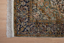 Load image into Gallery viewer, Vintage Mattan Kashmiri Silk Rug