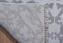 Load image into Gallery viewer, Wool & Bamboo Silk Damask Rug – Luxury Modern Carpet