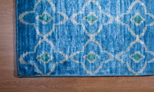 Load image into Gallery viewer, Azure Lattice Rug