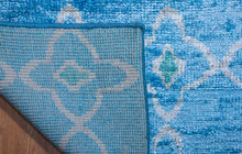 Load image into Gallery viewer, Azure Lattice Rug