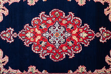 Load image into Gallery viewer, Midnight Medallion Wool Kashmiri Rug