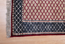 Load image into Gallery viewer, Ruby Lattice Trellis Wool Rug
