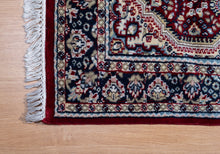 Load image into Gallery viewer, Ruby Medallion Handwoven Indian Rug