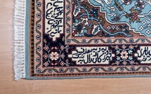 Load image into Gallery viewer, Pale Blue Tree of Life Wool Rug