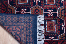 Load image into Gallery viewer, Tribal Grid Pattern Wool Rug