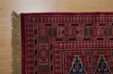 Load image into Gallery viewer, Rust Red Tribal Wool Rug