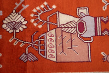 Load image into Gallery viewer, Antique Samarkand Floral Symbol Rug